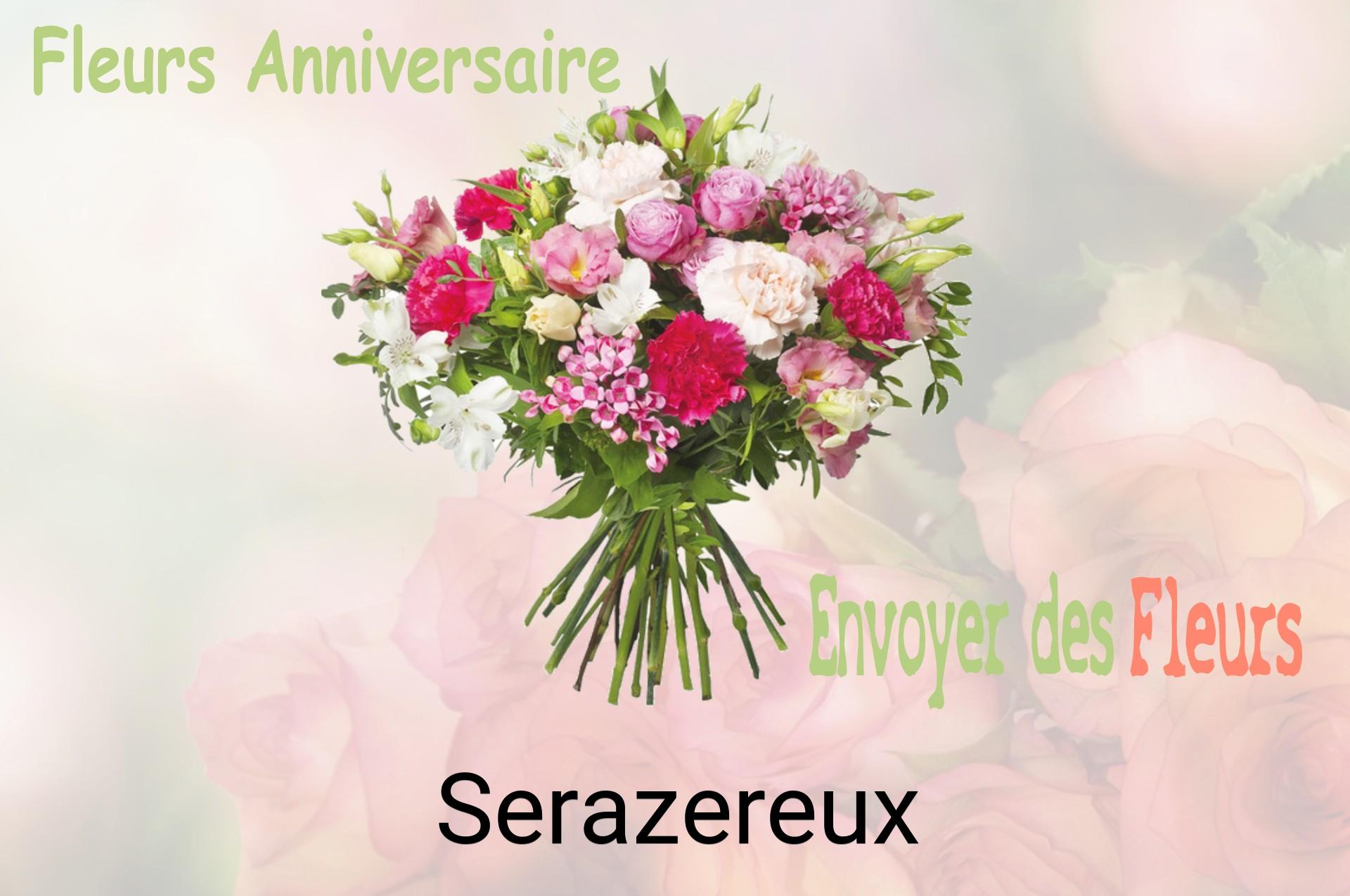 Bouquet de fleurs d’anniversaire livré à Serazereux