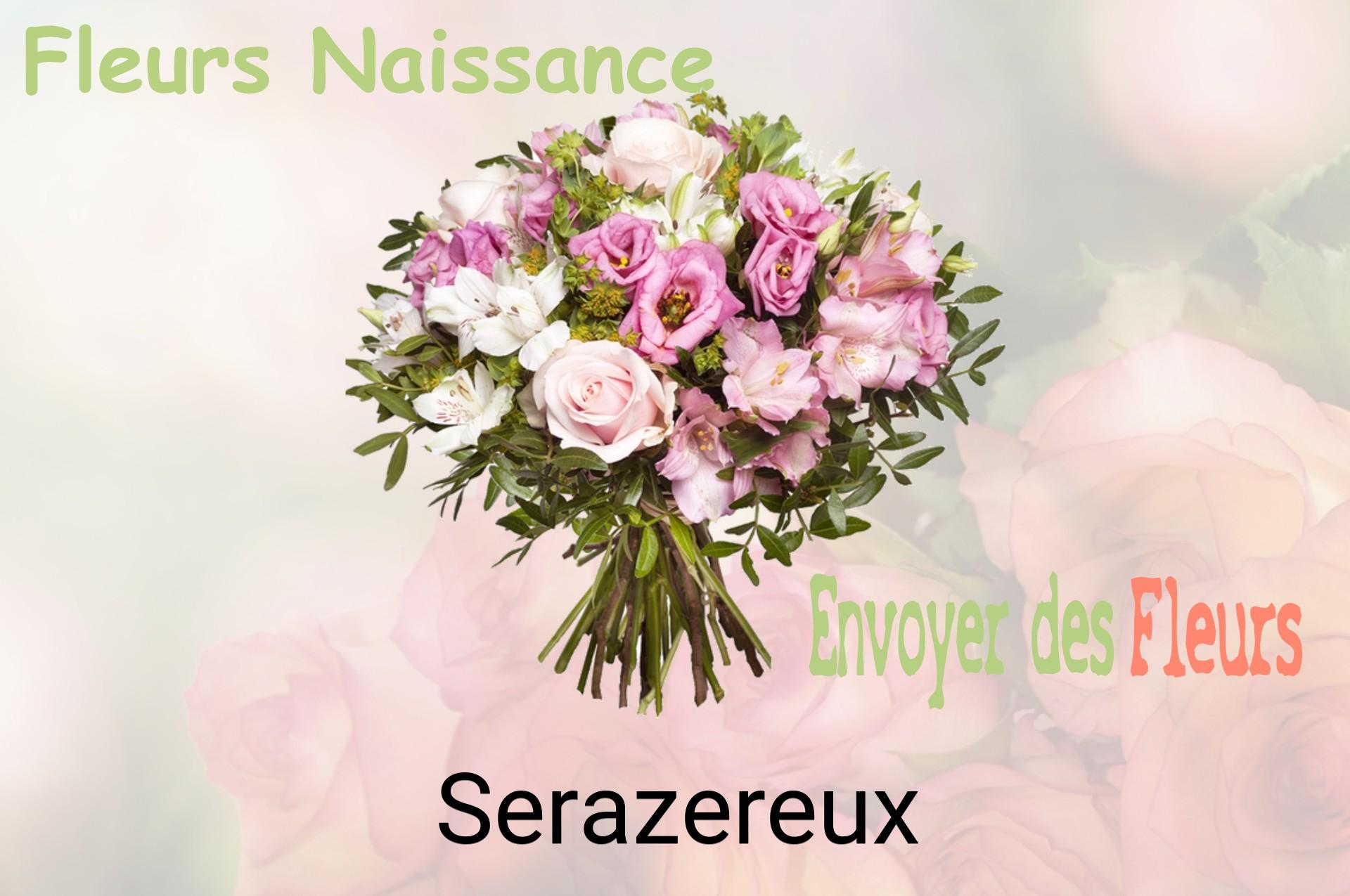 Bouquet de fleurs de naissance livré à Serazereux